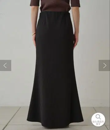 컷 조젯 머메이드 스커트