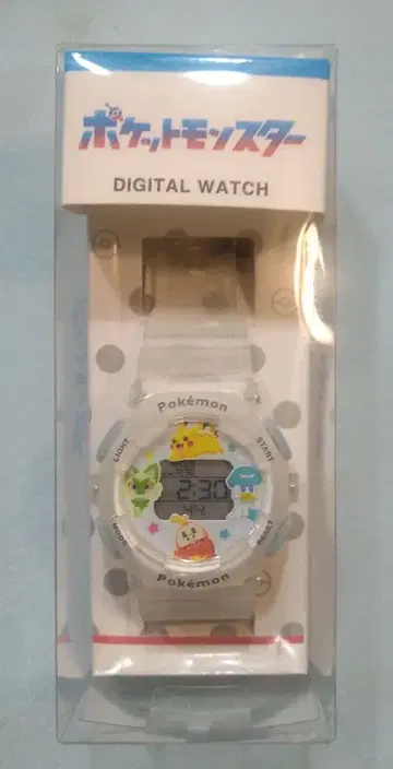 포켓몬 디지털 워치 화이트