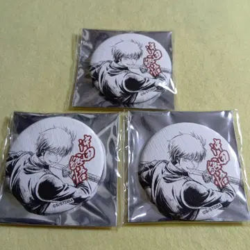 은혼 와지풍 캔뱃지 오키타 소고 3개 캐릭터 팝 스토어