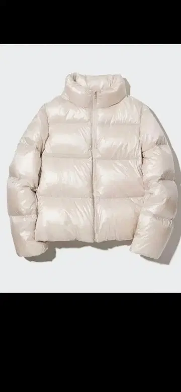 유니클로 울트라 라이트 다운 샤이니 볼륨 자켓 S