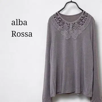 알바 로사 임포트 로사 alba rossa 캐시미어 혼방 레이스 티셔츠