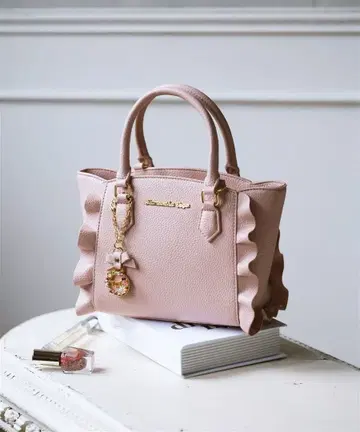 사만사 타바사 프릴 숄더백 미니 핑크