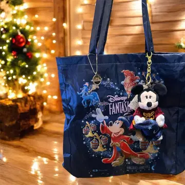 Disney Store 한정판 판타지아 85주년 토트백 & 키체인