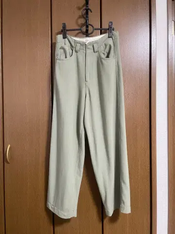saby 라이트 그린 치노 팬츠 사이즈 1 (S)