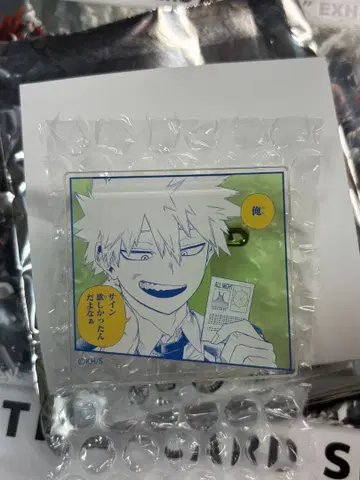 히로아카 원화전 바쿠고 카츠키 아크릴 배지