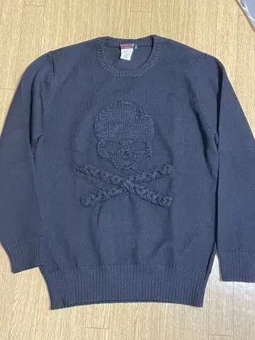 archive 스컬 해골 니트 헤이세이 그런지 Y2K