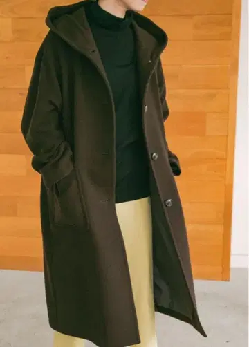 URBAN RESEARCH 후드 부착 롱 코트