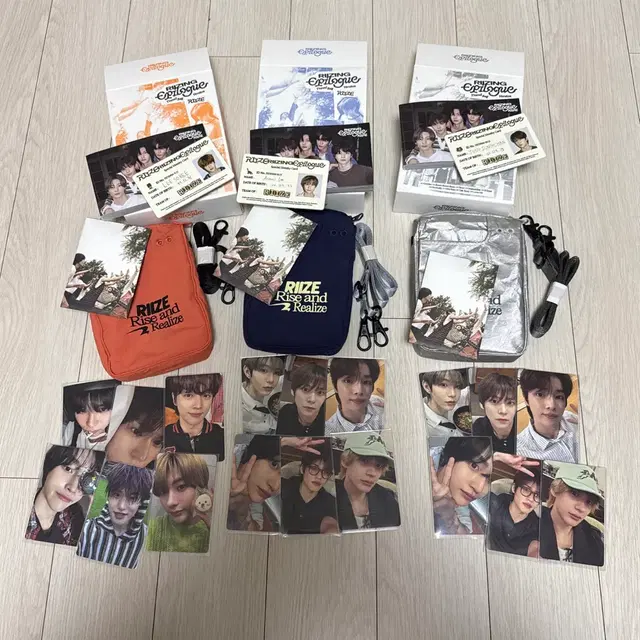 라이즈 에필로그 트래블백 앨범 개봉반 원가 이하 양도 (개별 or 일괄)