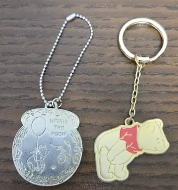 푸우 백참 키링 2개 세트