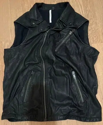 80s archive 가죽 베스트 기미테크 다수 opium y2k