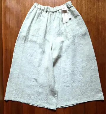 군겐도 리 산 파레트 린넨 파레트 와이드 팬츠