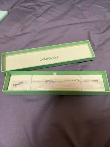 Swarovski 실버 팔찌 기프트 박스 포함