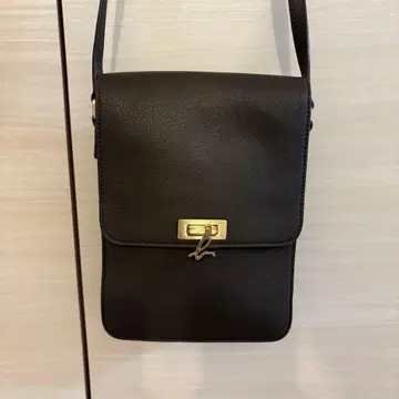 에네스베 브라운 가죽 숄더백