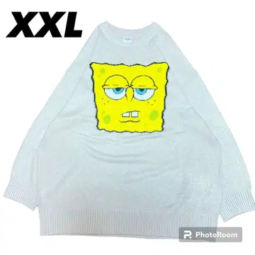 온라인 한정판 GU 스펀지밥 니트 XXL 사이즈 21