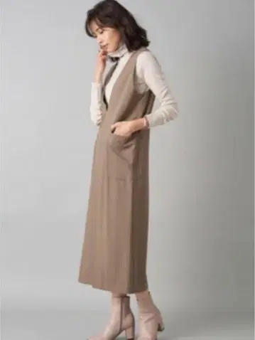 리브 드와 오버롤 스커트 새상품급 원피스