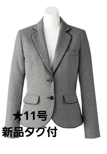 정가 3만 원 초과 본맥스 테일러드 자켓 블랙과 화이트 직조