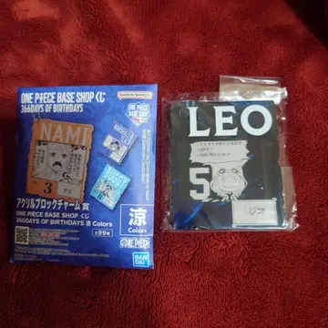 원피스 베이스샵 복권 아크릴 블록 참 레오