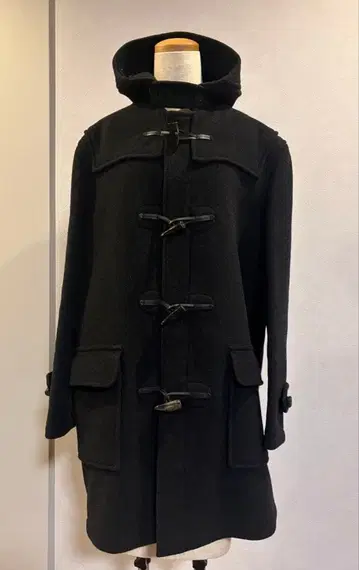 [ Gloverall ] 더플 코트 다크 그레이