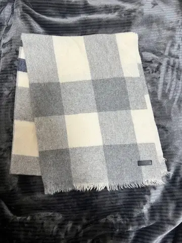 MACKINTOSHPHILOSOPHY 캐시미어 100% 스톨 체크