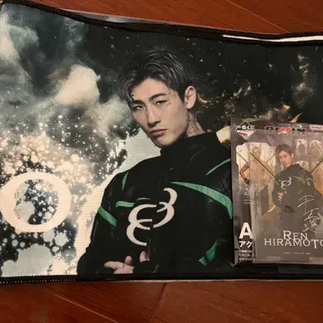 RIZIN 제일복권 히라모토 렌 아크릴 스탠드 머플러 타월 세트