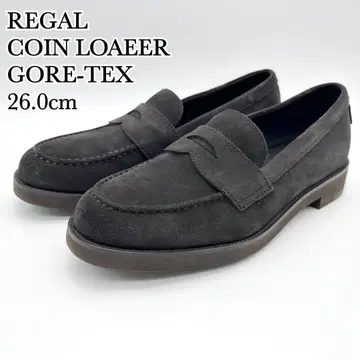 [컨디션 최상] 리갈 코인 로퍼 다크 브라운 스웨이드 고어텍스