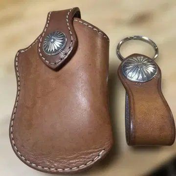 FUNNY D-70 가죽 소품함 키링 세트