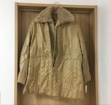 퀼팅 퍼 자켓 미사용