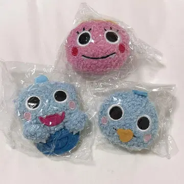 자와자와 숲의 간코짱 인형 배지 3종 세트