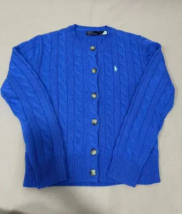 새상품 폴로베어 폴로 랄프 로렌 니트 가디건 파랑