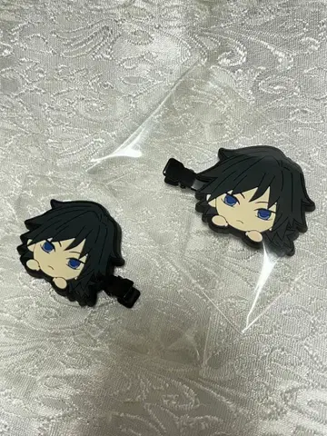 토미오카 기유 앞머리 클립 좌우 세트