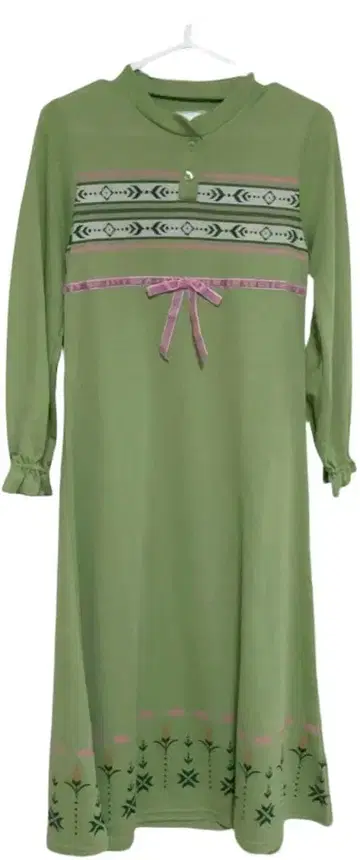 시마무라 치하루 콜라보 안나와 겨울왕국 안나 룸웨어 원피스 S 사이즈