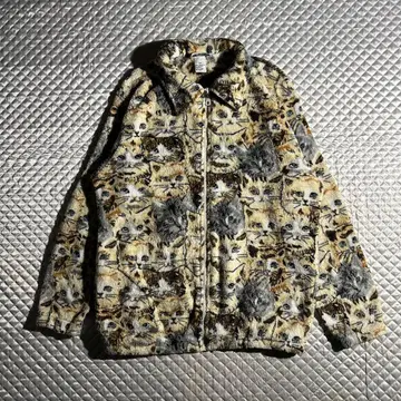 90s 고양이 플리스 자켓 캣 보아 집업 애니멀 동물