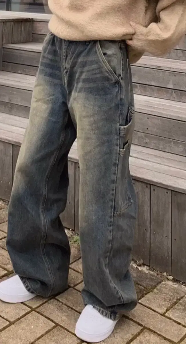 Carpenter Washing Denim Pants M