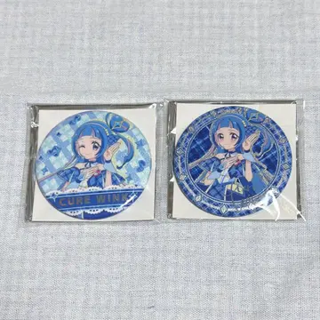 너와 아이돌 프리큐어전 캔뱃지 큐어 잉크 2개 세트