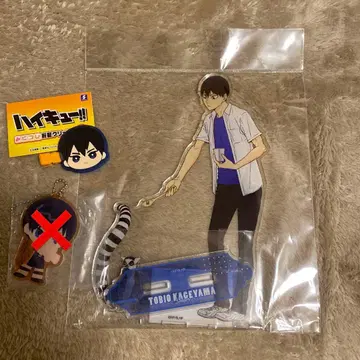 하이큐 BIG 아크릴 스탠드 카게야마 토비오 앞머리 클립 아크릴 스탠드