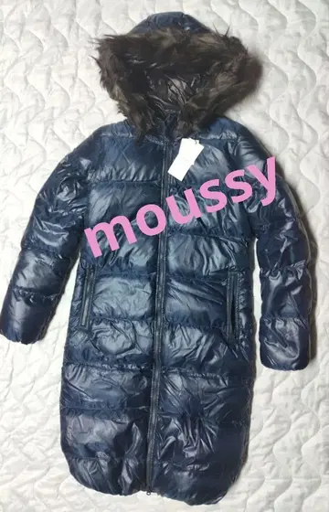 moussy 롱 다운 코트