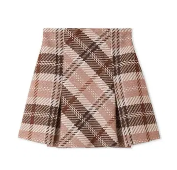 SNIDEL 로빙 체크 스커트 핑크 0 사이즈