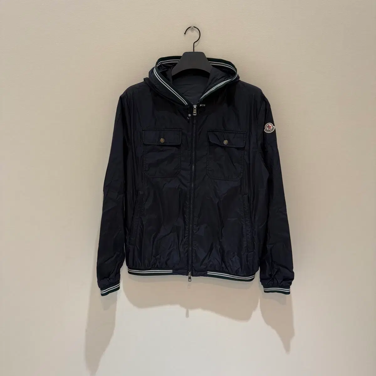 [Size 5] Moncler Two-Pocket Windbreaker Jumper Jacket