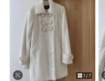 CECIL McBEE 화이트 코트 M