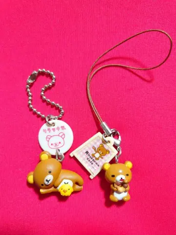 [ 헤이세이 레트로 ] 리락쿠마 카페 스트랩 포함 피규어 세트