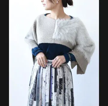 Eimee law 니트 베스트 가디건 2way