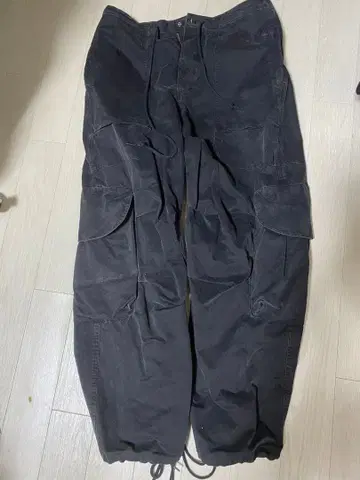 entire studios 블랙 카고 팬츠