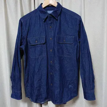 유니클로 JW 앤더슨 데님 셔츠 다크 네이비 M