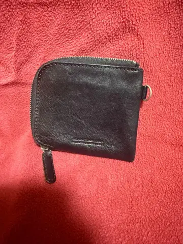 DUCT d/b L자 지퍼 가죽 지갑 블랙 중고