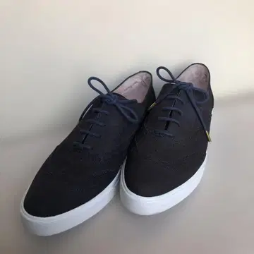 케이트 스페이드 US9M(26cm) 네이비 스웨이드 레이스업 신발