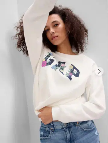 [ 새상품급 ] GAP 로고 플리스 맨투맨