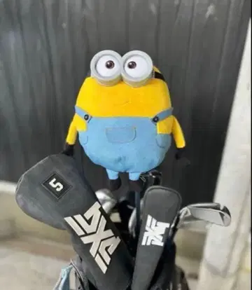 미니언 골프헤드커버 봉제 인형 드라이버 미니언즈