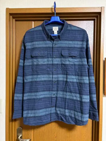 L.L.Bean 슬라이틀리 핏 플란넬 셔츠 XXL 버튼 다운