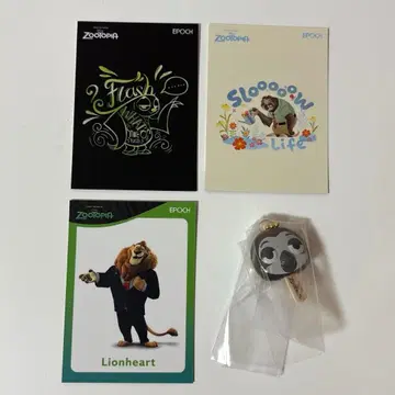 주토피아 플래시 컬렉션 카드 아이스 캔디 참 가챠