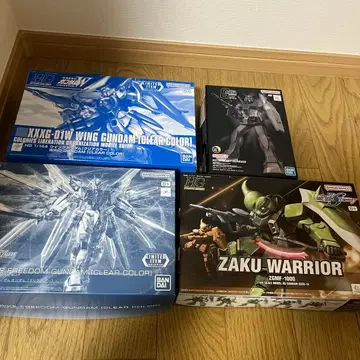 HG 스트라이크 프리덤 클리어, 윙 클리어, 자쿠 워리어, FRGMT